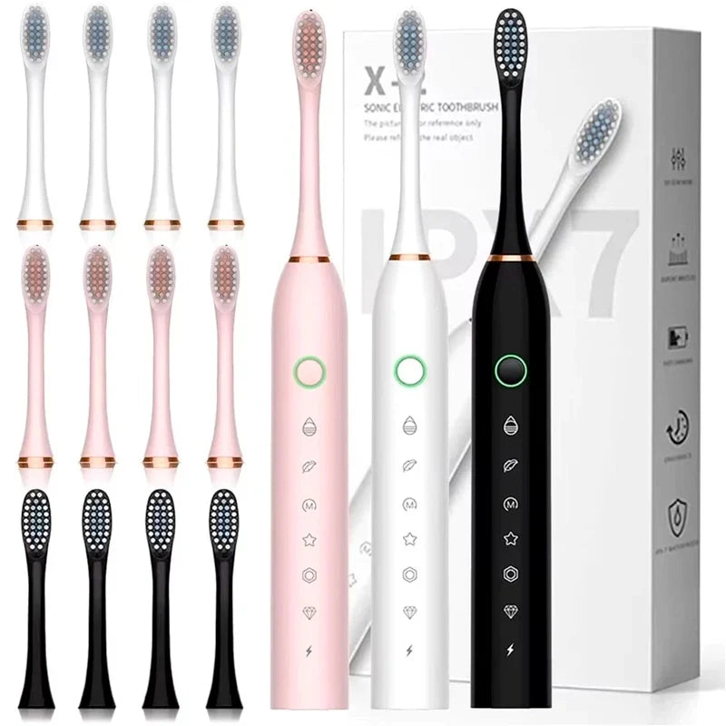 Escova de Dentes Elétrica Recarregável Bivolt PureFresh Mega Certo