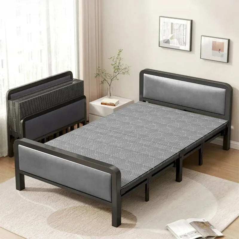 Cama Dobrável Solteiro Premium Portátil em Aço