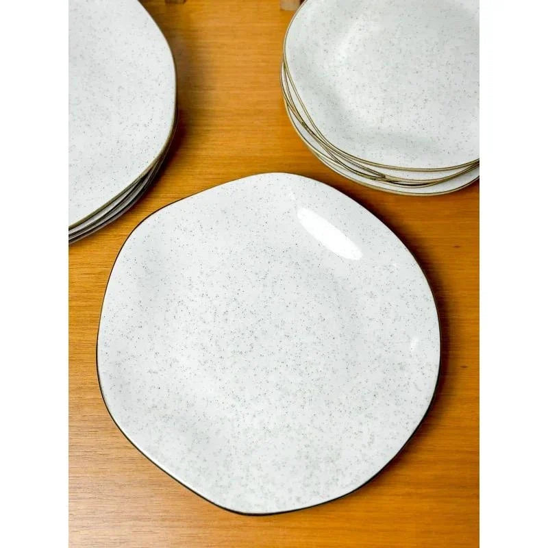 Kit 12 Pratos Ryo Maresia Oxford Porcelana