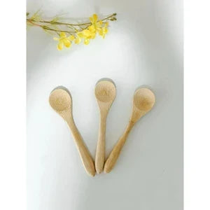 Jogo 3 Colheres Pequenas Bambu 13 cm