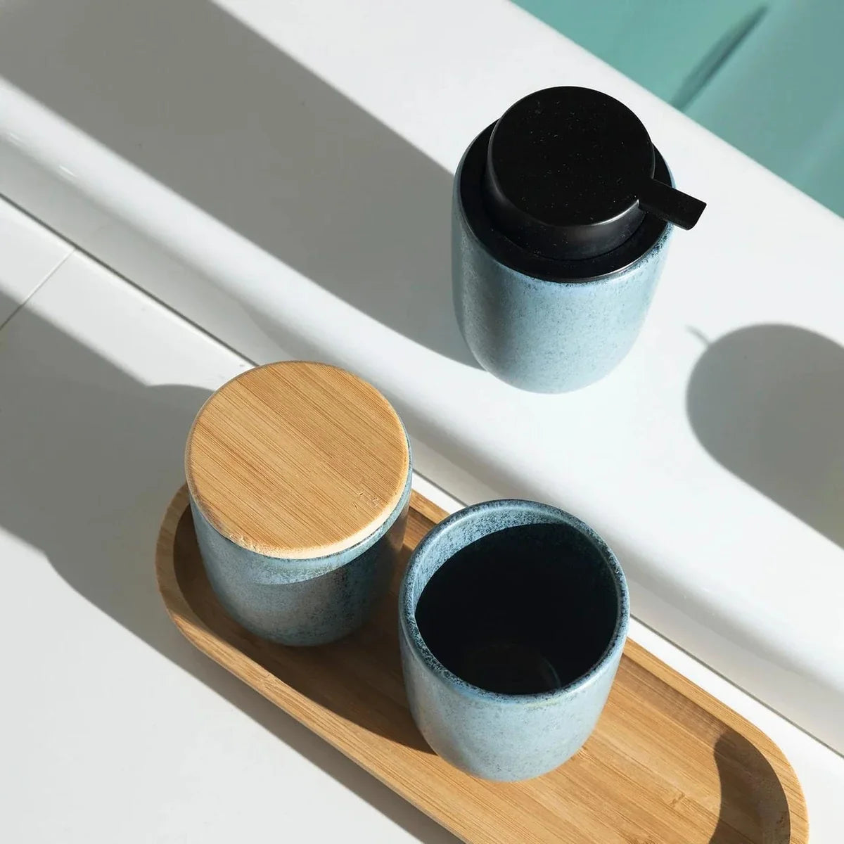 Kit Banheiro 4 Peças Cerâmica Linha Osaka
