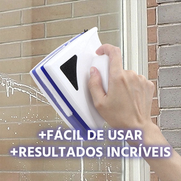 Limpador de Janelas Magnético Mega Brush Mega Certo