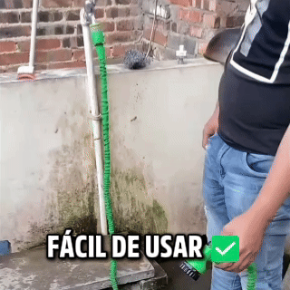 Mangueira Mágica Expansível 30 Metros com Bico Pulverizador Multiuso HidroFlex Mega Certo