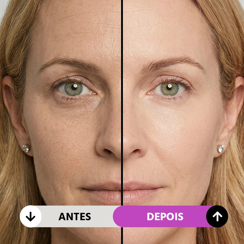 Massageador Facial 4 em 1 Skincare LED Vibração Sônica Mega Certo