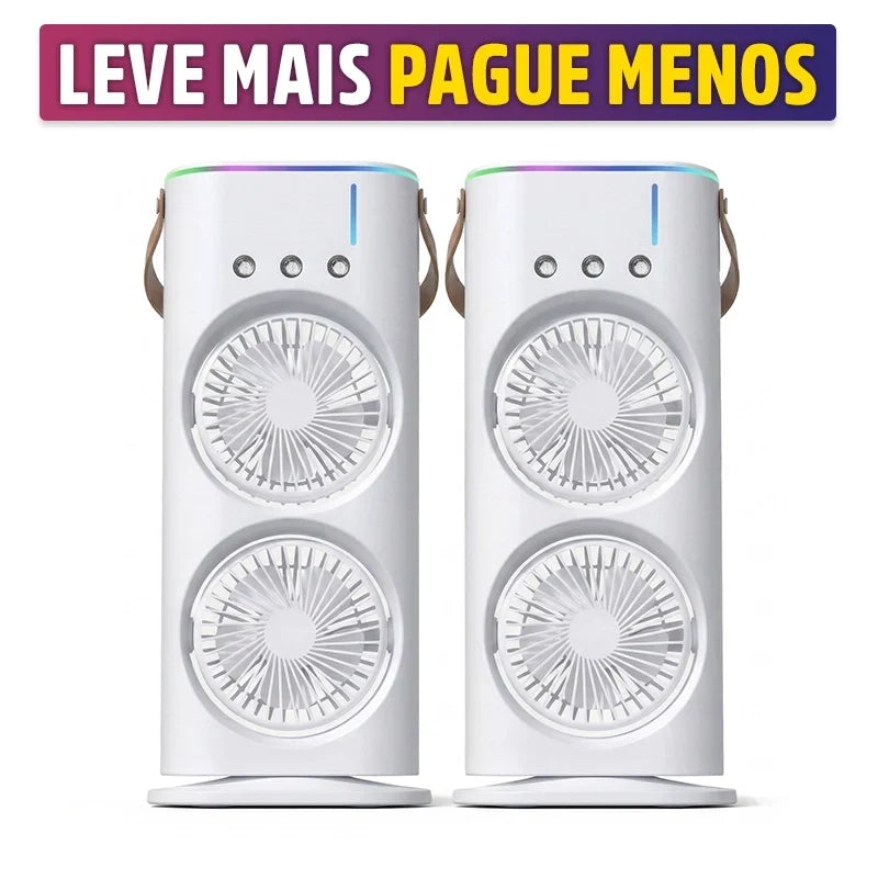 Mini Ar Condicionado Portátil Torre Dupla 3 Velocidades Climora Mega Certo