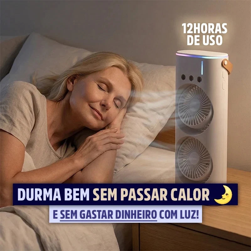 Mini Ar Condicionado Portátil Torre Dupla 3 Velocidades Climora Mega Certo