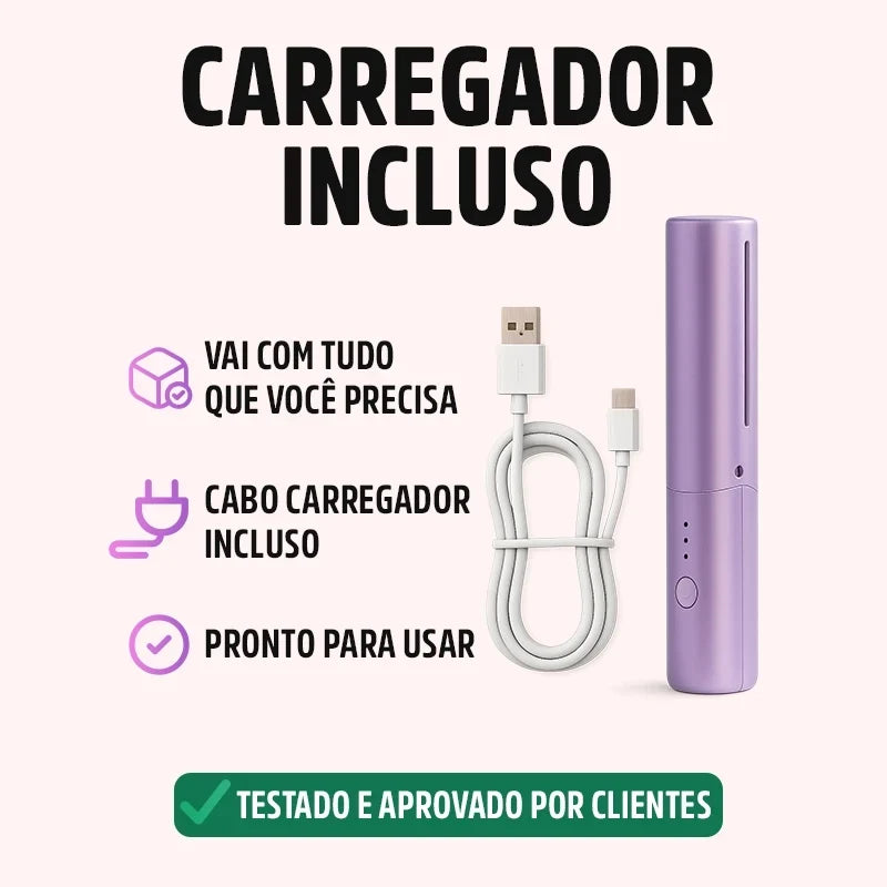 Pente Alisador de Cabelo 5 em 1 Sem Fio InfiniteGlam