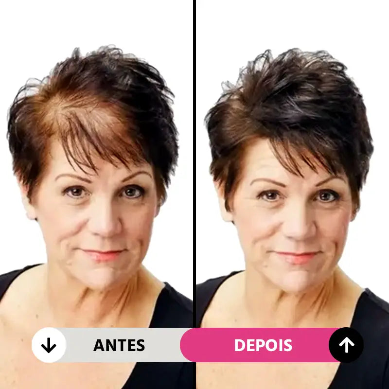 Preenchimento de Maquiagem Capilar à Prova D'Água Natural Unissex FillHair Mega Certo