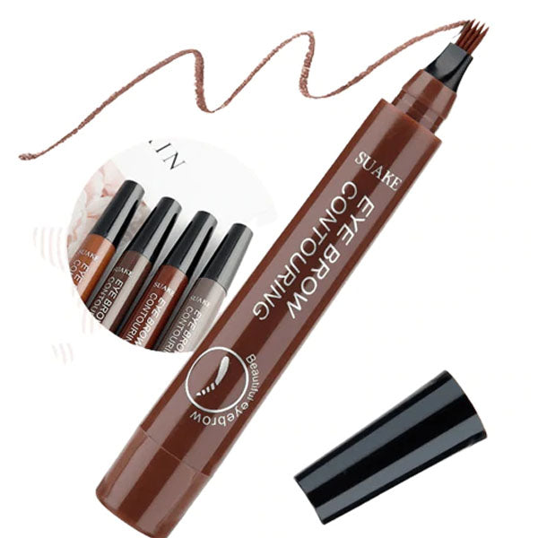Caneta Fio a Fio Natural Microblading para Sobrancelha à Prova D'água Mega Certo