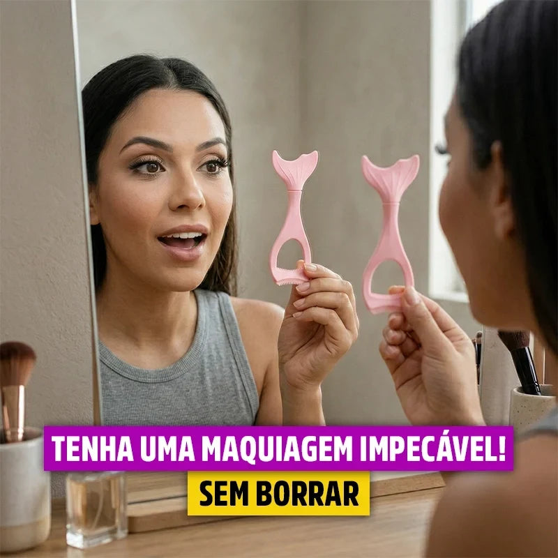 Protetor de Silicone para Máscara e Delineador Delineva Mega Certo