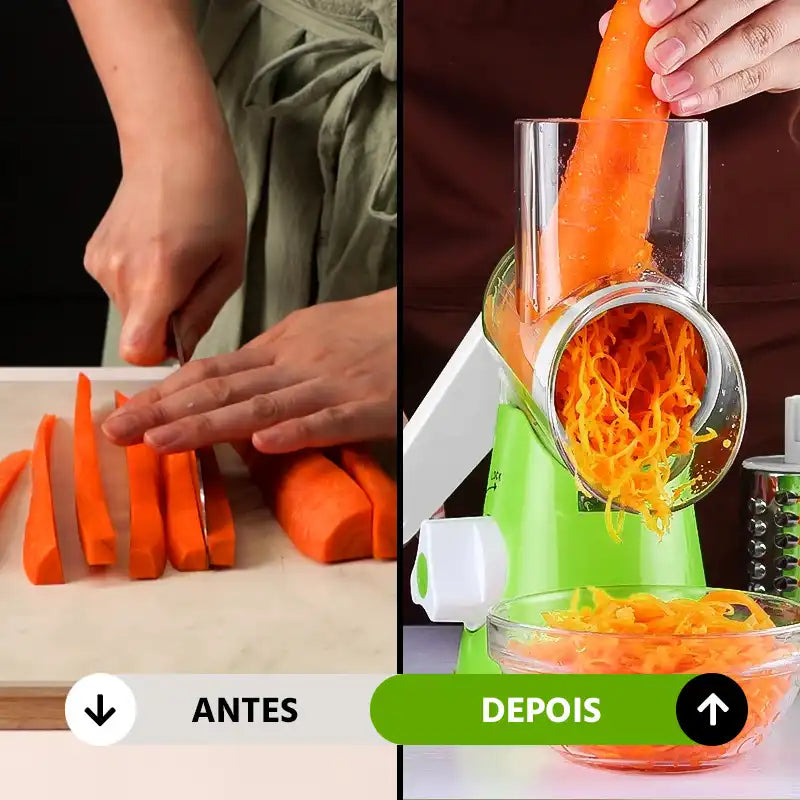 Ralador de Legumes 3 em 1 MultiCut Mega Certo
