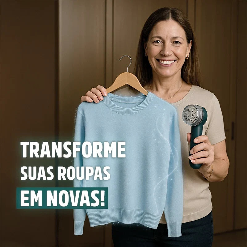 Removedor de Bolinhas Elétrico Sem Fio LintFree Mega Certo