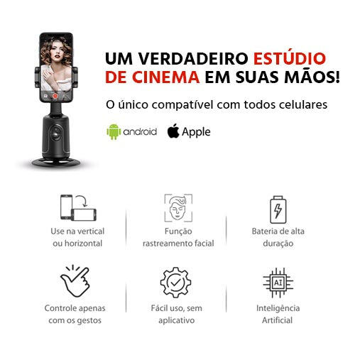 Estabilizador Gimbal Selfiegram Pro 4 em 1 Mega Certo