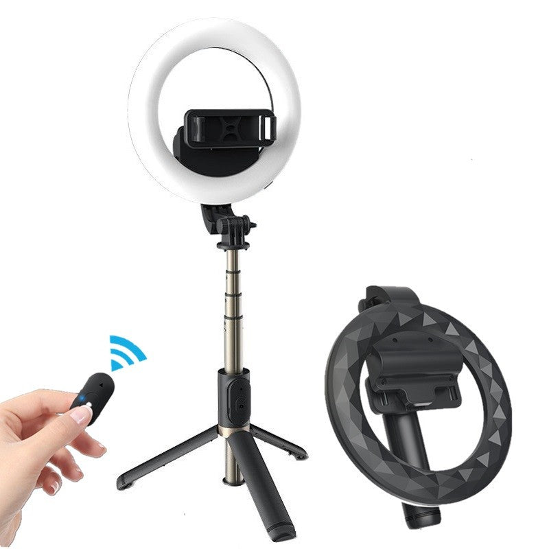 Suporte Ring Light Selfiegram 4 em 1 com Tripé e Bluetooth Mega Certo
